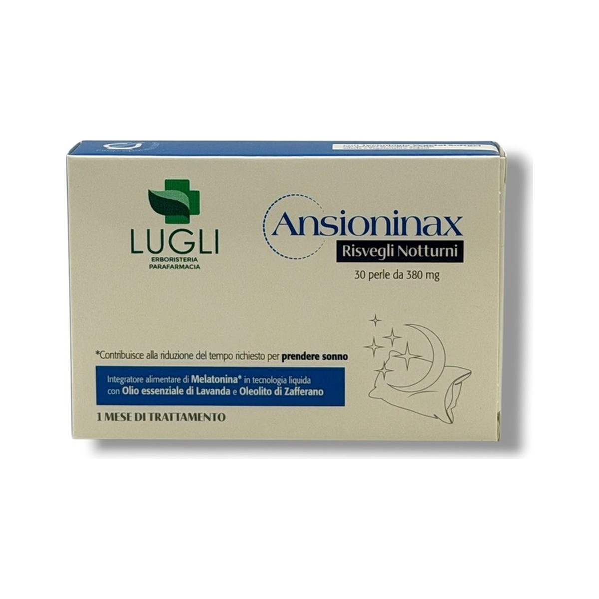 Ansioninax Risvegli Notturni Lugli 30 Perle da 380 mg